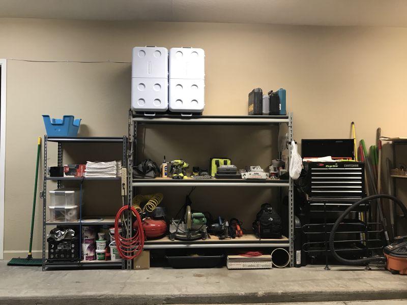Garage Shelves Installation